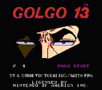 Golgo 13 - Top Secret Episode (USA) screen shot title